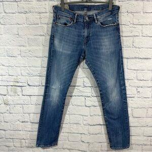 Polo Ralph Lauren Light Wash Straight Leg Jeans Blue Sz 31 x 30